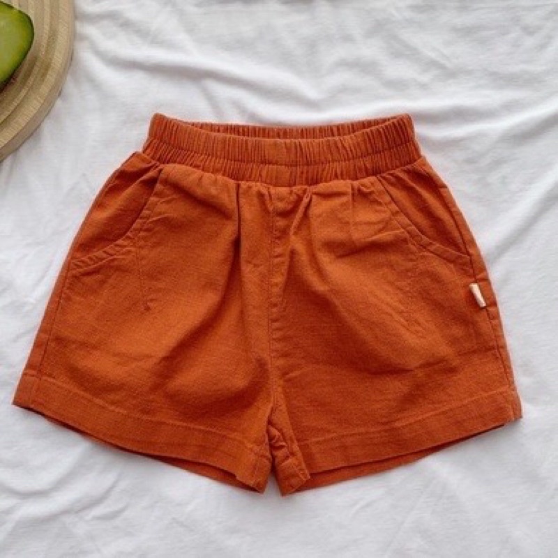 _Quần sooc tròn unisex cho bé trai/gái 9 đến 22kg