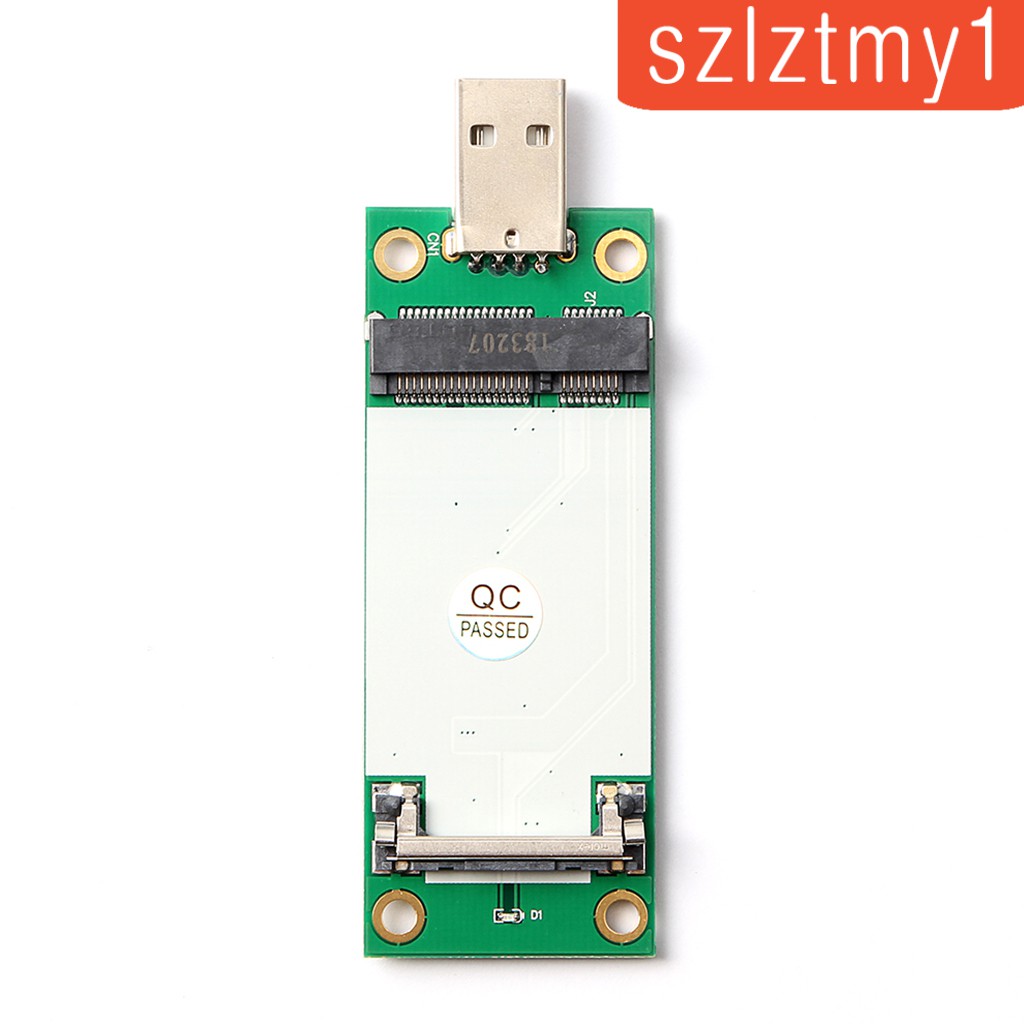 Mini PCIe WWAN Card to USB Adapter with SIM Slot for 3G / 4G Module Tester