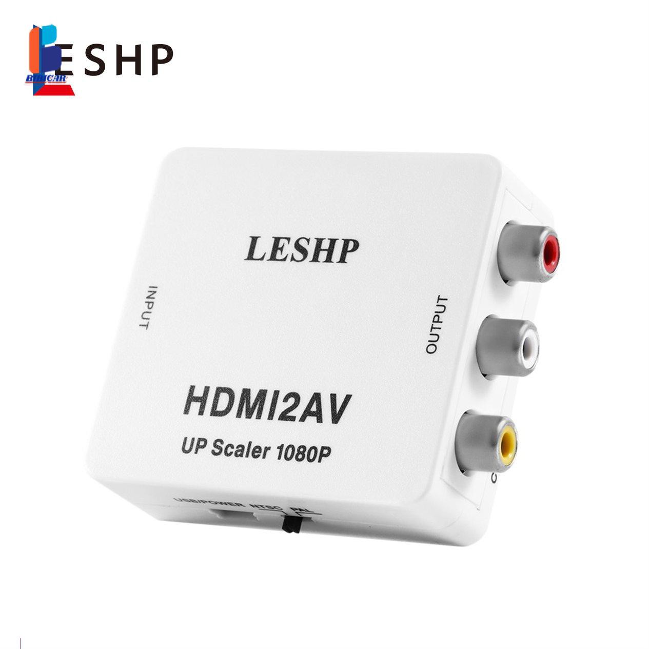 Đầu Chuyển Đổi Từ Leshp 1080p Hdmi Sang Av 3 Rca Chuyên Dụng