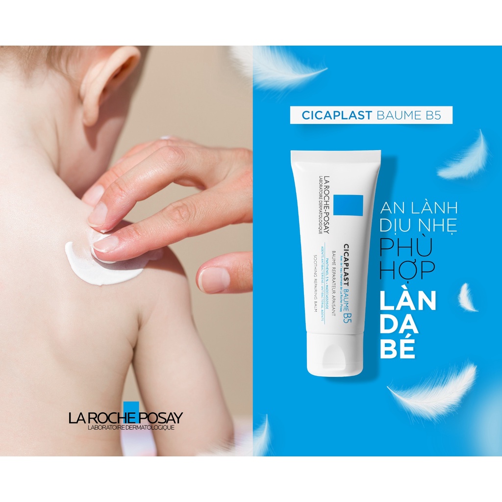 Kem Dưỡng Làm Dịu Mát, Phục Hồi Da La RochePosay Cicaplast Baume B5 (40ml)