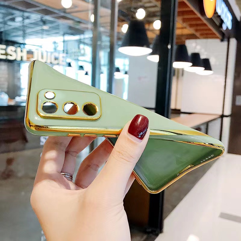 Ốp Điện Thoại Cho Realme C30 Realme 9 Pro + Narzo 50A Prime 9i C35 C21Y C25Y GT Neo2 Tpu Mềm Chống Rơi Mạ Điện