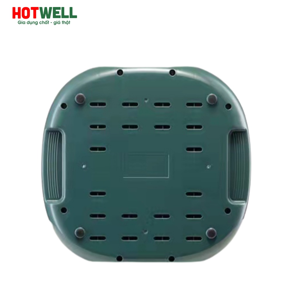 Nồi chiên không dầu Hotwell AE50H2 - dung tích 5 lít, thức ăn chín đều, giảm chất béo, khay chống dính Teflon dễ vệ sinh