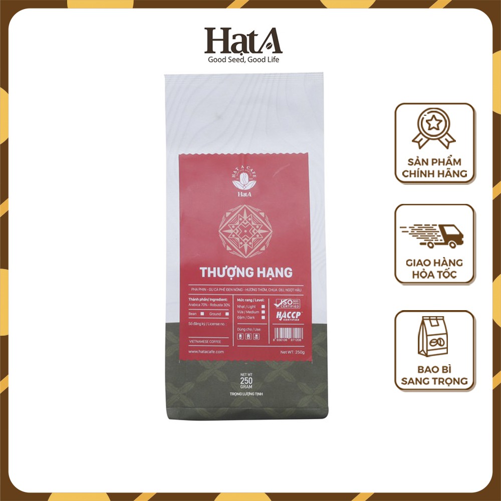 Cà phê pha phin Hạt A Cafe THƯỢNG HẠNG gu cà phê đen nóng hương thơm, chua dịu, ngọt hậu 250g/500g/1000g | BigBuy360 - bigbuy360.vn