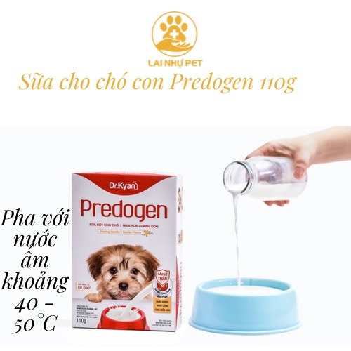 Dr.Kyan Predogen - Sữa chó hộp giấy 110g - Lai Nhự Pet