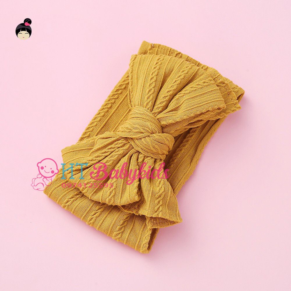 [ MẪU MỚI ] Băng Đô Nơ Len Đáng Yêu Cho Bé