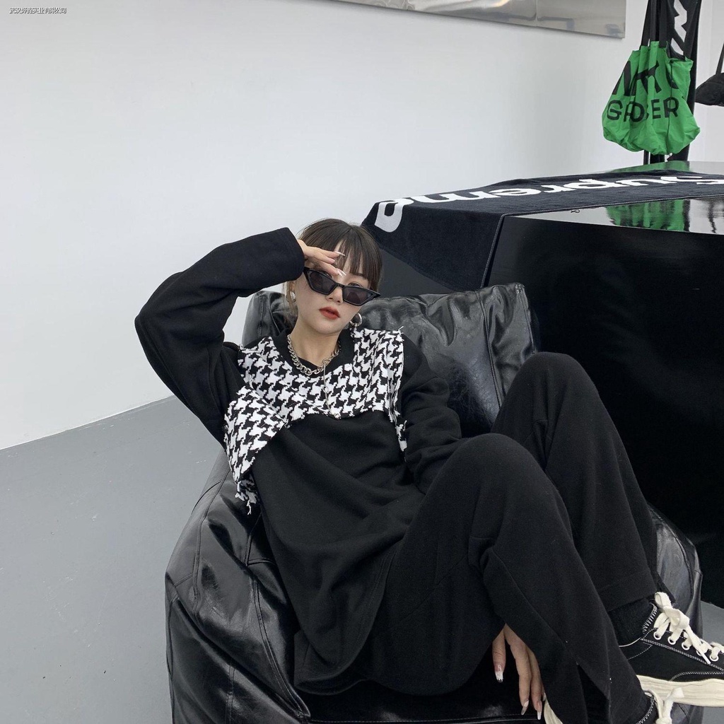 ▨►℡Áo thun dài tay cổ tròn giả nhiều lớp thời trang cho nữ | BigBuy360 - bigbuy360.vn