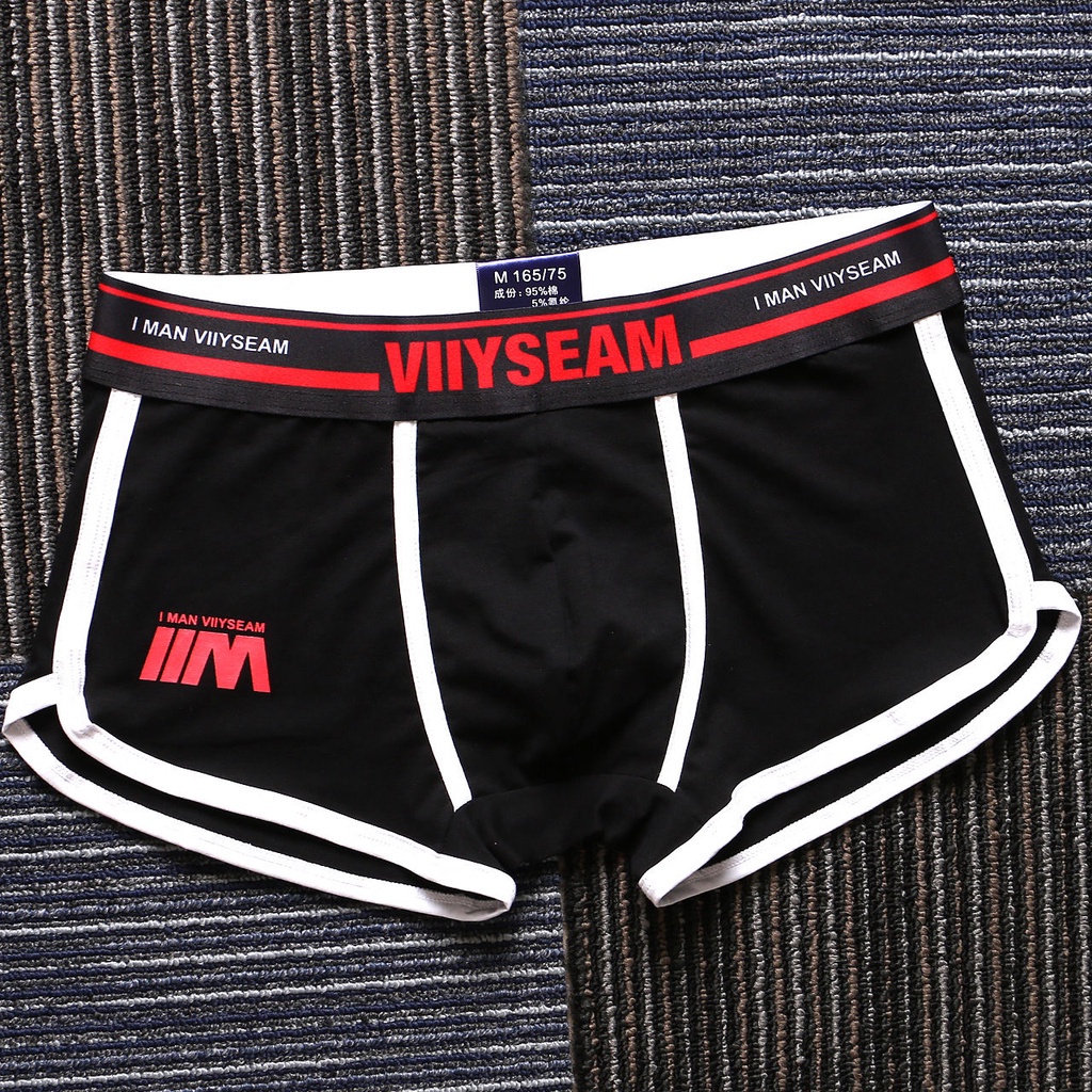 Bộ 1-3 Quần Lót Boxer Cotton Thoáng Khí Thời Trang Hàn Quốc Cho Nam