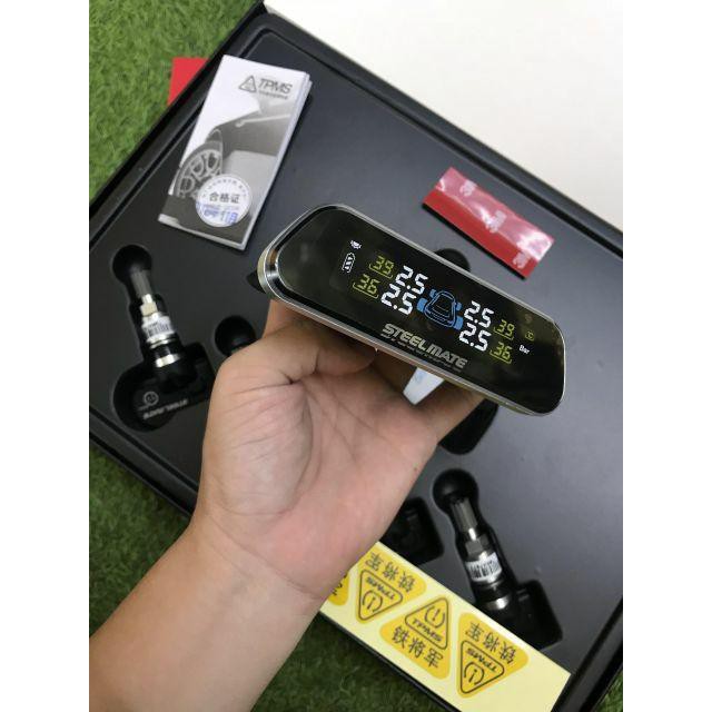Cảm biến áp suất lốp STEELMATE van gắn trong T606 T886 chính hãng BẢO HÀNH 1 năm TPMS năng lượng mặt trời
