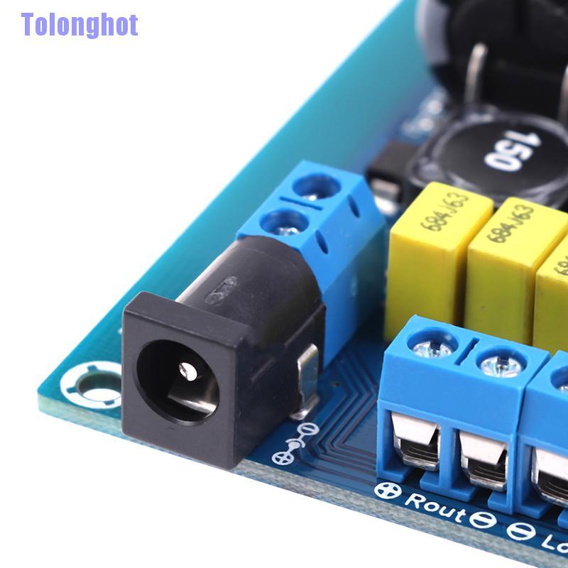 Tolonghot> Bluetooth 5.0 TPA3116D2 Digital 2.1 Audio Amplifier Board 50W*2 DC 12-24V