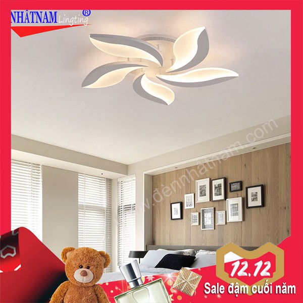 Đèn áp trần hiện đại 5 cánh V7