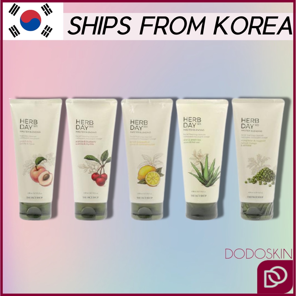 Sữa Rửa Mặt Tạo Bọt The Face Shop Herb Day 365 Dung Tích 170ml