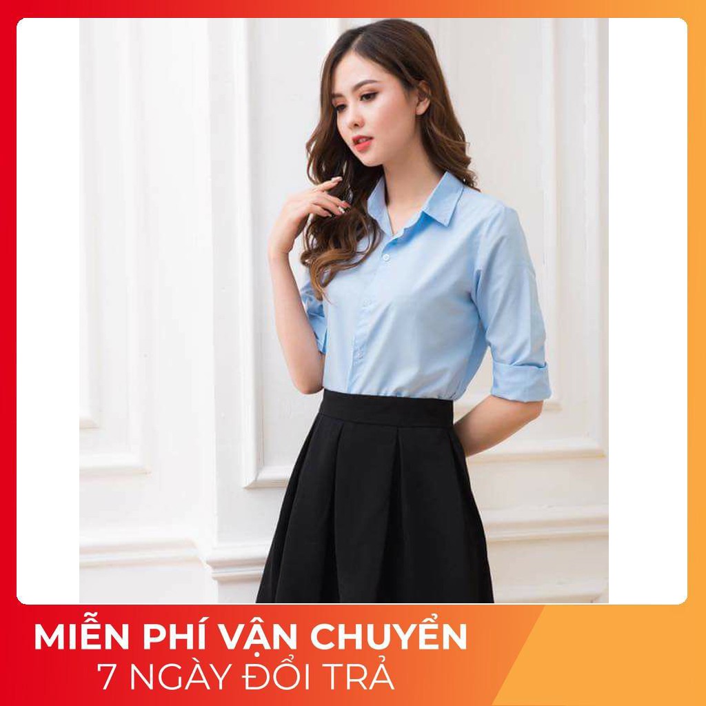 Áo sơ mi nữ ♥️ FREESHIP ♥️ công sở dài tay cực xinh SP01