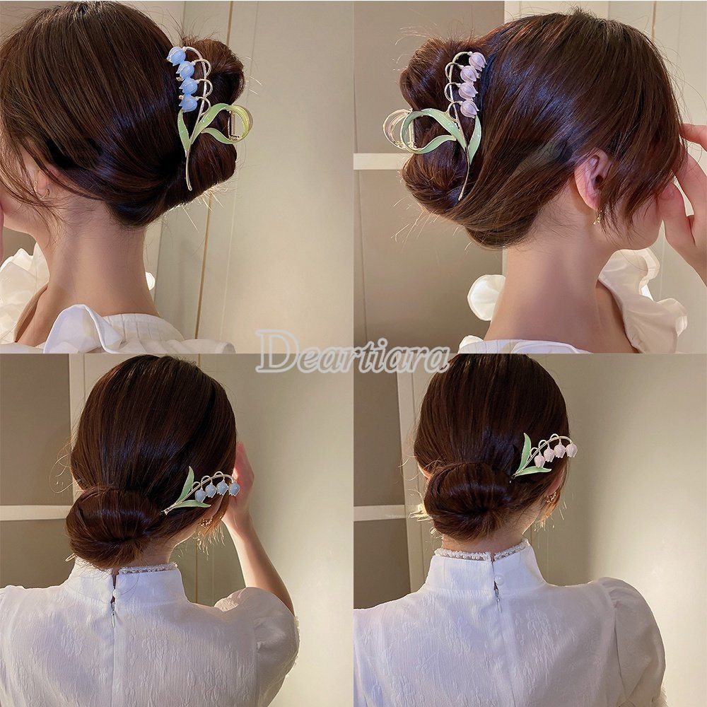 Kẹp Tóc Hình Hoa Lily / Cá Mập Thời Trang Mùa Hè Xinh Xắn