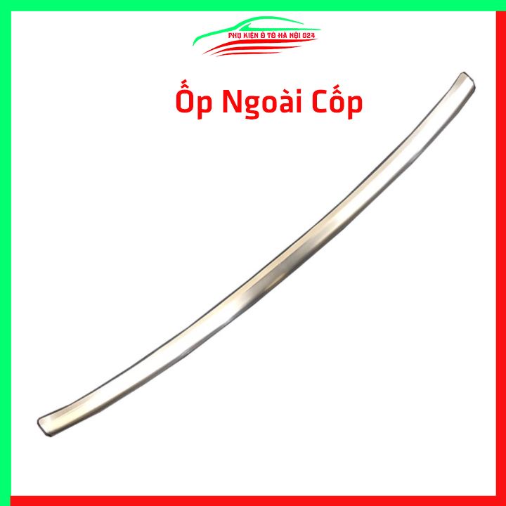 Ốp chống trầy cốp City 2015-2020 inox sáng bóng