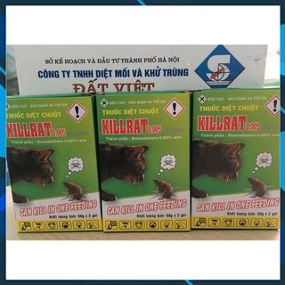   Chính Hãng  Thuốc diệt chuột sinh học KILLRAT gói 40g 