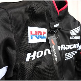 Áo khoác bảo hộ mô tô Honda Racing_Jacket Mesh Fabric Breathable Summer