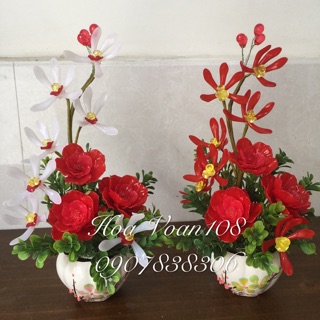 Hoa lan pha lê- Hoa thủ công