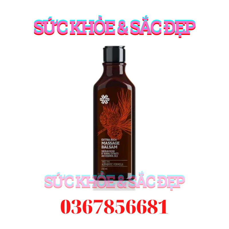 Dầu Siberian Balsam - Dầu balsam Siberian Pure Herbs Collection Extra Rich Massage Balsam - 250ml – Date T12/2022