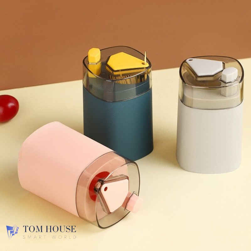 Hộp Đựng Tăm Tự Động Bật Thông Minh - Lọ Đựng Tăm - Hũ Đựng Tăm Xỉa Răng Tự Động