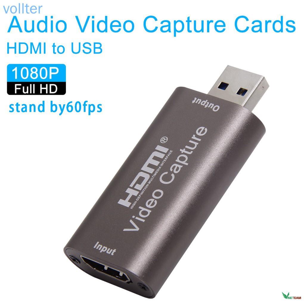 Capture card HD USB 3.0 dùng chuyển đổi video âm thanh HD 1080p 60fps Mã mới