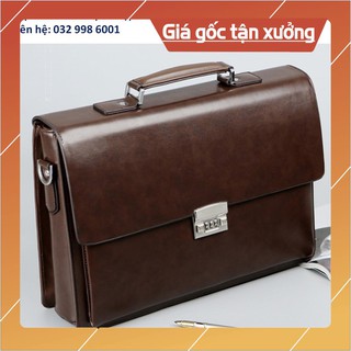cặp khóa số , cặp da khóa số nâu đốm C2