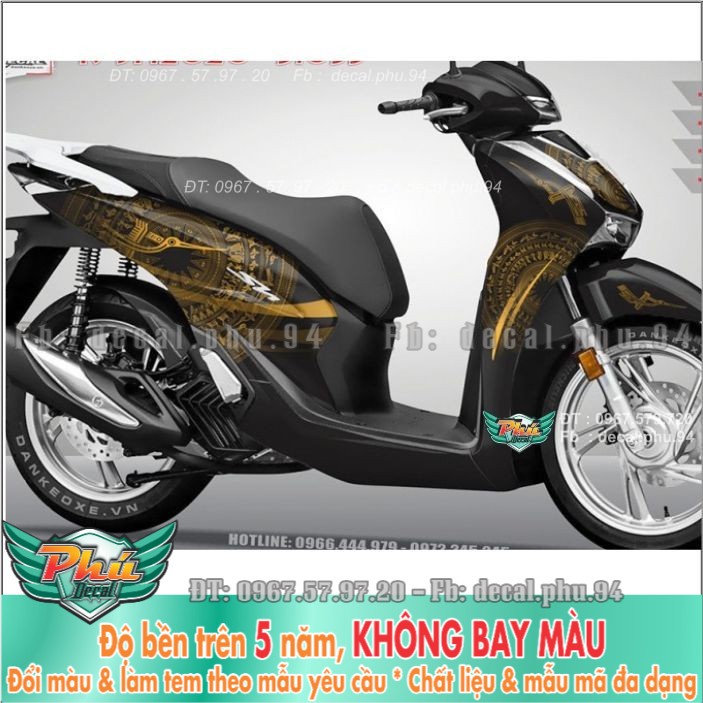 Tem rời SH 2020 Đen Trống đồng (B) -1