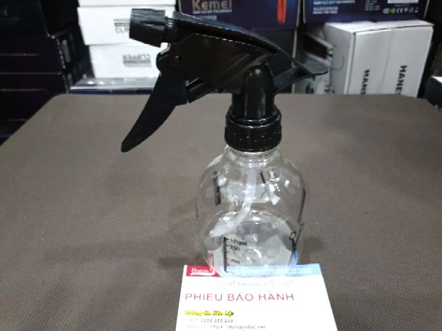 Bình Xịt Nước Cắt Tóc Nam Nữ Dung Tích 200ml.