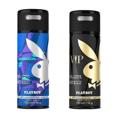 Xịt Khử Mùi PlayBoy Anti White Marks 24h Parfum Deodorant 150ml