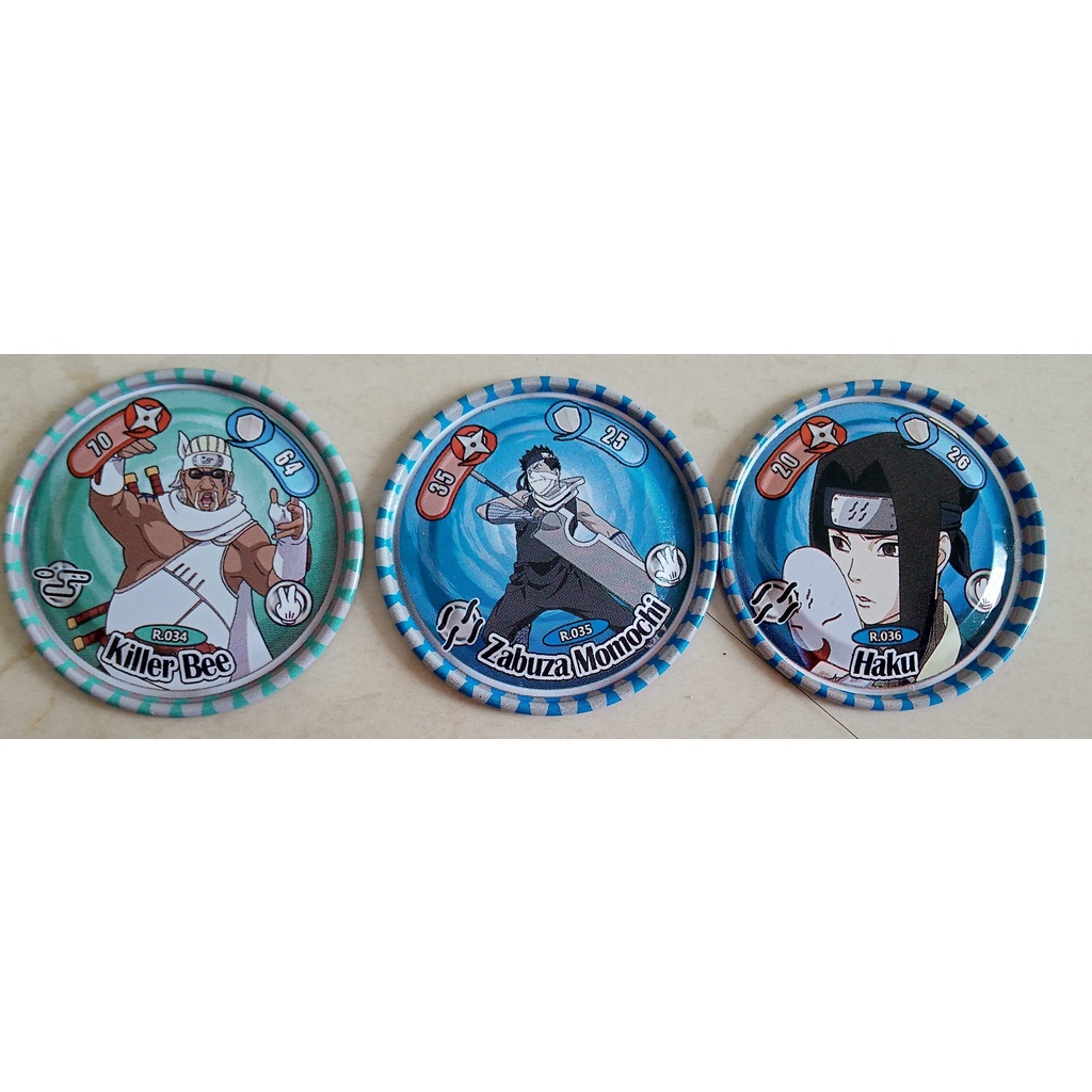 Thẻ tròn Naruto 2018 , BỘ BÁN LẺ , thẻ đơn theo y như nhóm chọn trong hình