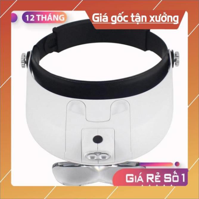[CN88] Kính lúp đeo đầu có đèn 81001-G❤️FREESHIP❤️Thiết kế quai đeo, Hỗ trợ đèn led