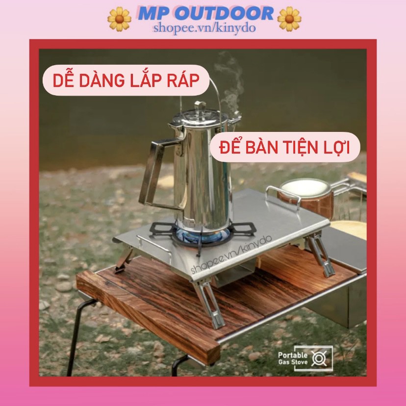 BẾP GAS ĐỂ BÀN LẮP RÁP GHÉP BÀN TIỆN DỤNG AN TOÀN TIỆN LỢI DÃ NGOẠI CẮM TRẠI DU LỊCH GLAMPING NATUREHIKE NH20RJ001
