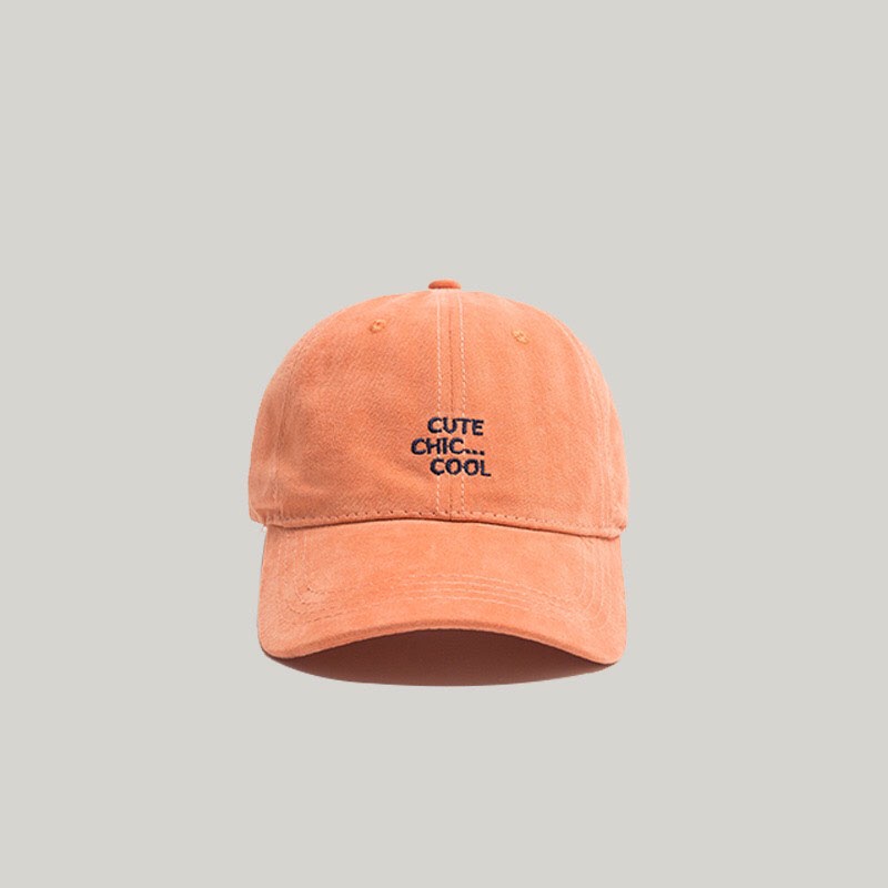 Mũ lưỡi trai nón kết TUMIE thêu chữ CUTE phong cách Ulzzang Unisex phù hợp cho nam nữ cá tính NK005