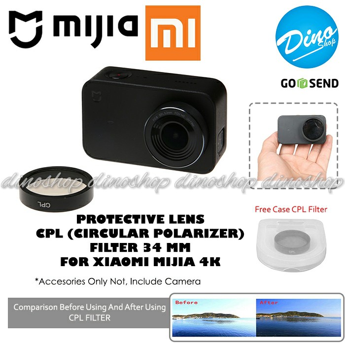 Kính Lọc Cpl Bảo Vệ Camera Hành Trình Xiaomi Mijia Action Camera 4k