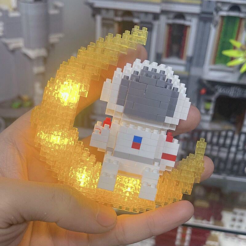 Đèn LEGO Lắp ráp phát sáng.