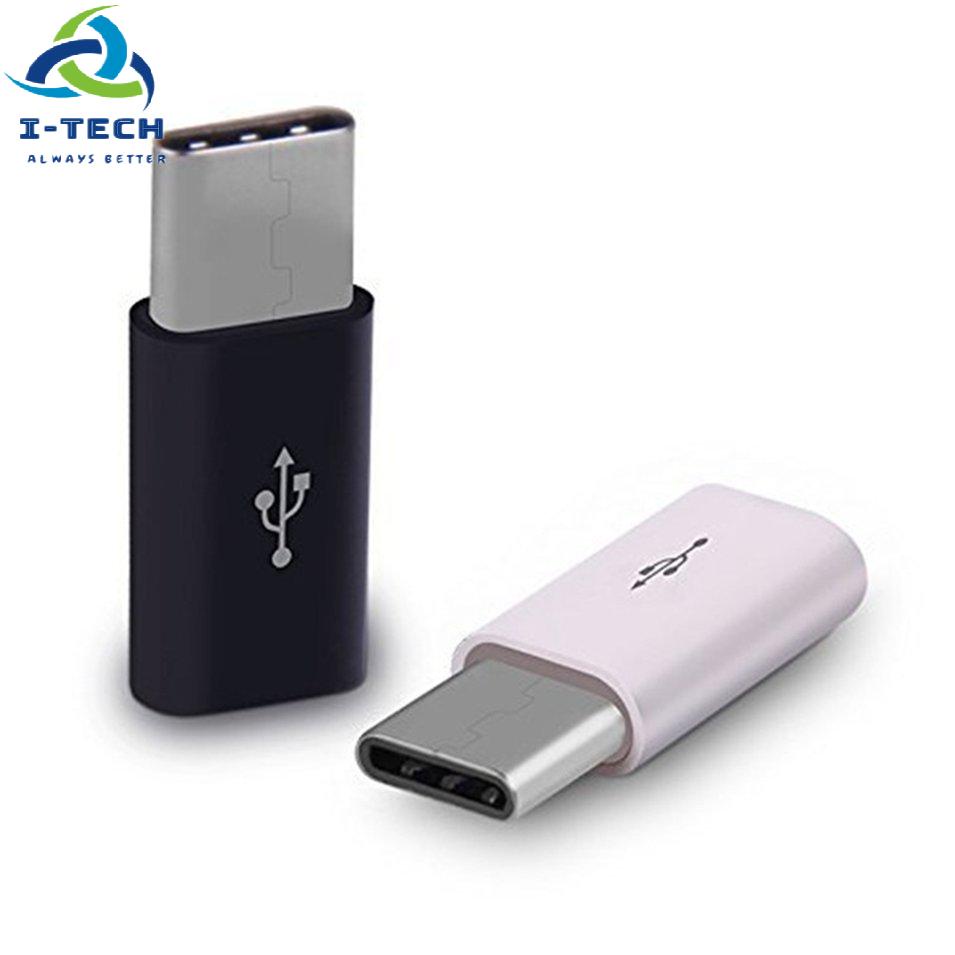 ⚡Khuyến mại⚡Universal USB 3.1 Type-C Connector to Micro USB Male to Female Converter Mini Portable USB-C Data Adapter Type C Device