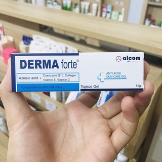 Gel Mờ Thâm Mụn Giảm Viêm Gamma Chemicals Derma Forte 15g