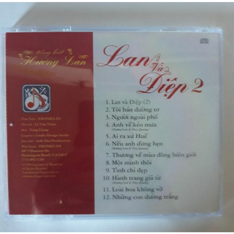 Bộ 3 cd Hương Lan phono