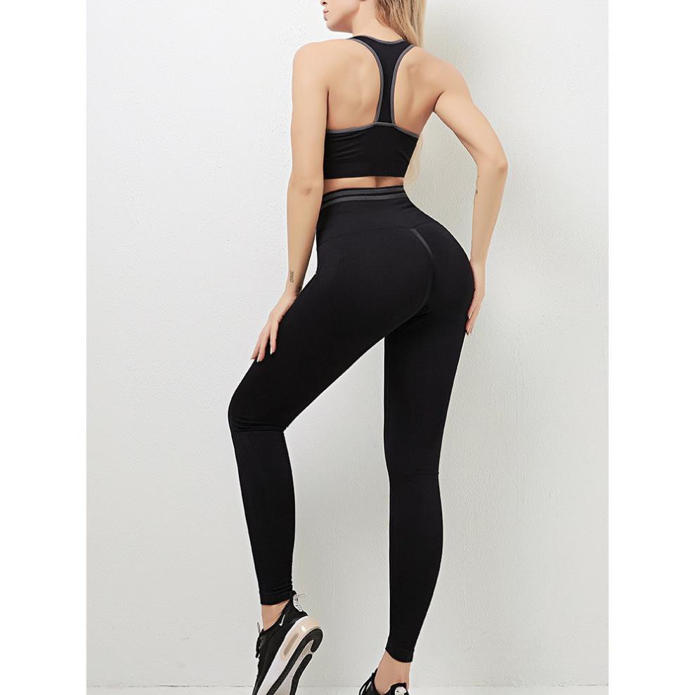 Bộ đồ tập thể thao nâng mông 🍎 Ann Gym Store, Tập gym yoga, Co giãn 4 chiều, chất vải dày dặn, hách mông trái đào