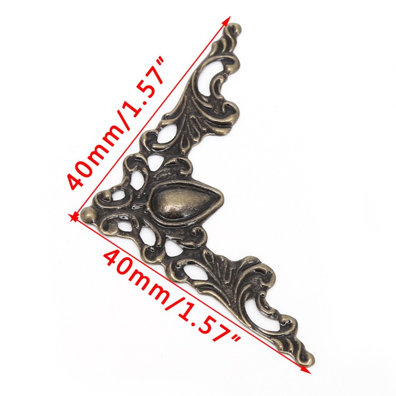 Set 30 phụ kiện nẹp góc bằng kim loại dùng trang trí tập ảnh/sổ tay