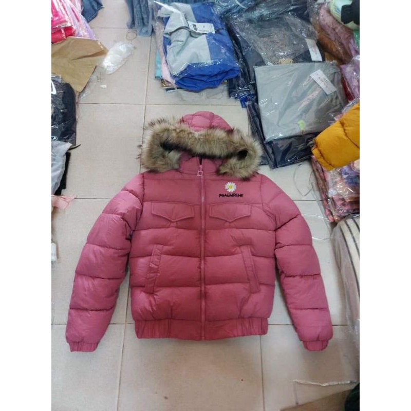 [RẺ VÔ ĐỊCH] Áo Khoác Phao Nữ 3 Lớp hoa Cúc in nổi | BigBuy360 - bigbuy360.vn