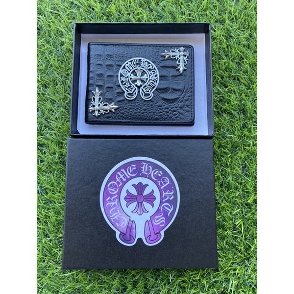 Ví mini Chrome Hearts da thật fullbox