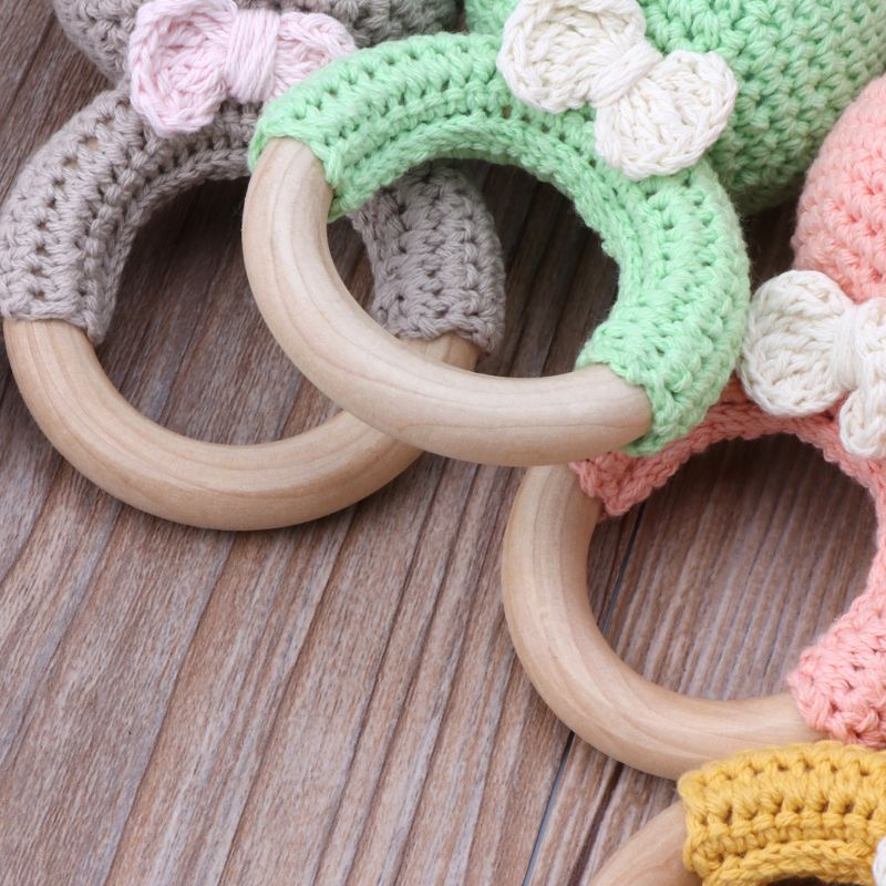 Đồ Chơi Treo Chất Liệu Không BPA Màu Sắc Tự Nhiên Cho Bé Sơ Sinh