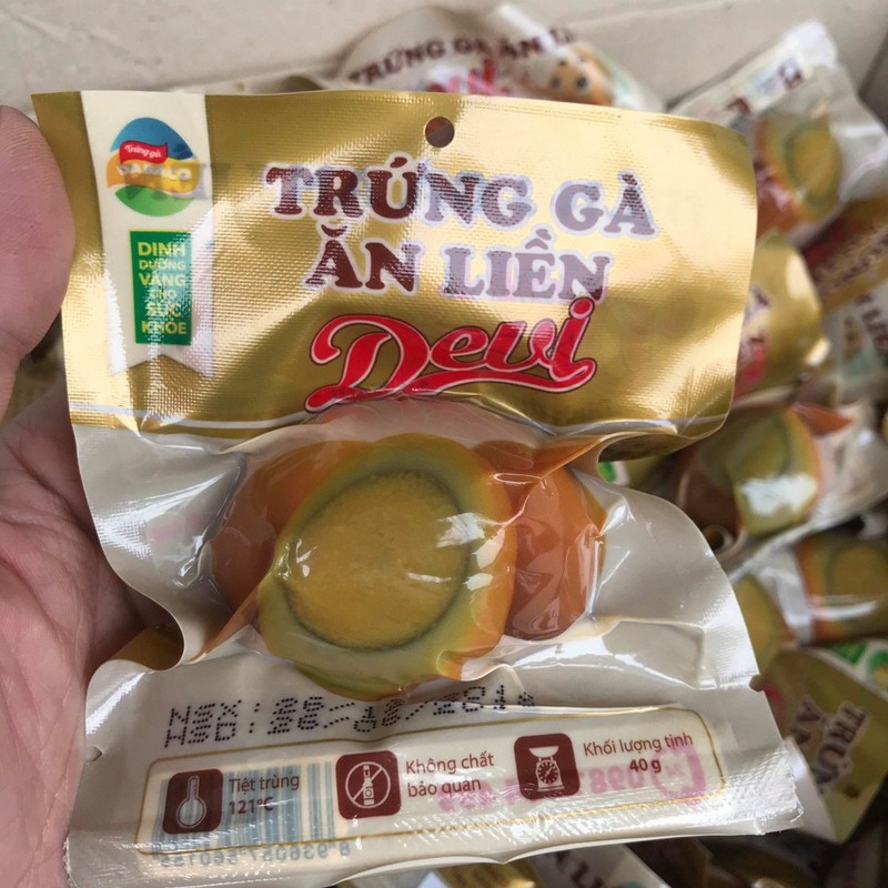Trứng gà ăn liền Dabaco - Trứng gà devi