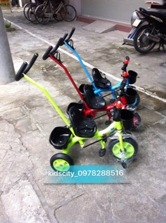 Xe Đạp Ba Bánh Có Cần Đẩy (sẵn hàng)