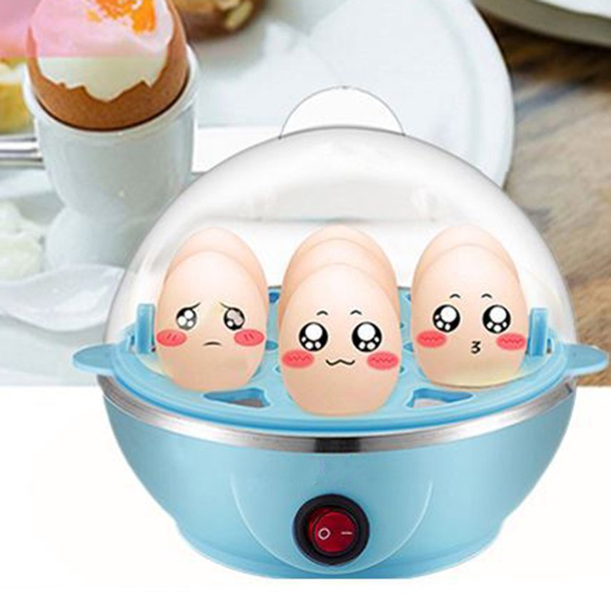 ♥^Multifunctional Double Layers Electric Smart Egg Boiler Egg Steamer Poacher*