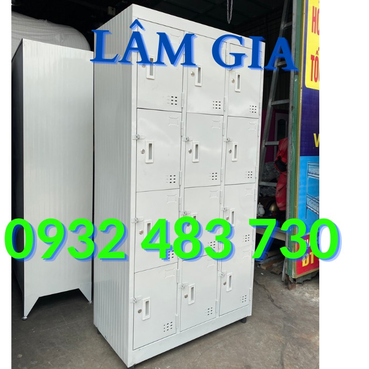 (XEM VIDEO ) Tủ Hồ Sơ Sắt 12 ngăn - Tủ locker Văn Phòng sơn tĩnh điện giá tốt