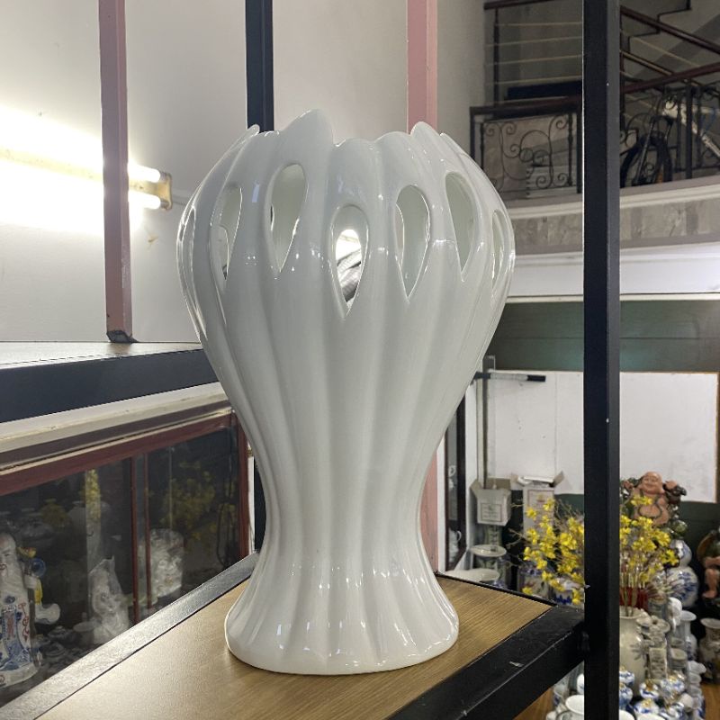 Bình, Lọ hoa hình bàn tay phật. Lọ cắm hoa gốm sứ hàng chính hãng Bát Tràng Việt Nam