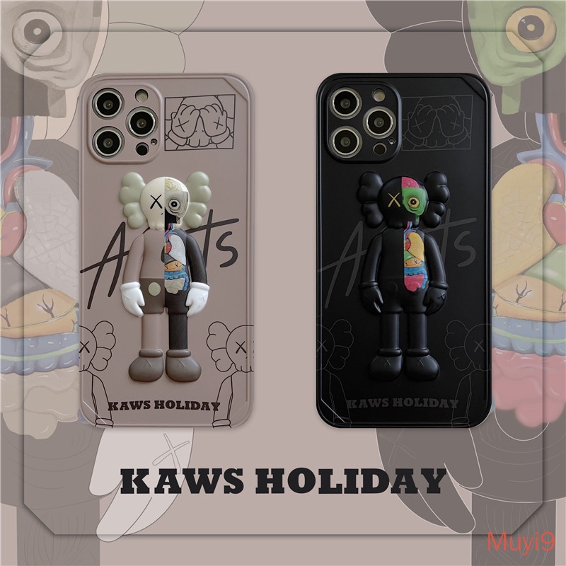 Ốp Điện Thoại Mềm Hình Kaws Thời Trang Cho Iphone12Pro Max I12 Iphone11Promax X Xsmax Xr I8 / Se2 Iphone7Plus