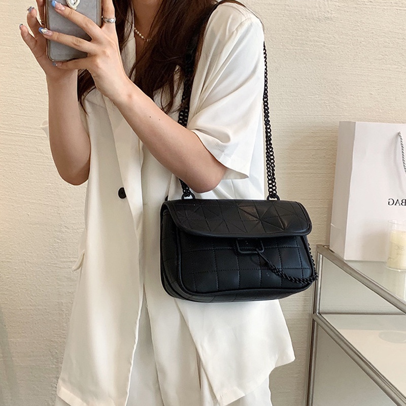 Túi xách IELGY đeo vai phối mắt xích phong cách chất lượng cao cho nữ