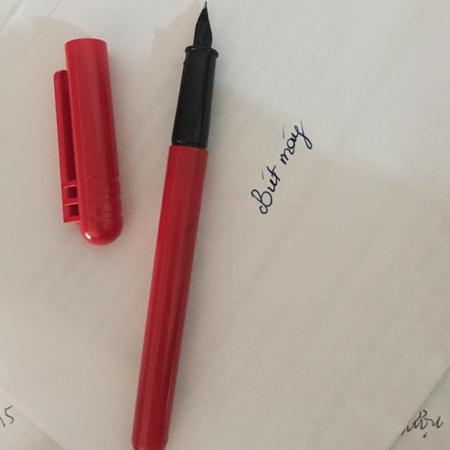 Combo  bút máy hồng hà 2216, bút kt 15, 34, 38 và bút chì khúc